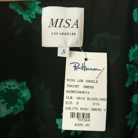 Misa Lolita Printed Mini Dress with Tassels Size S - Picture 7 of 8